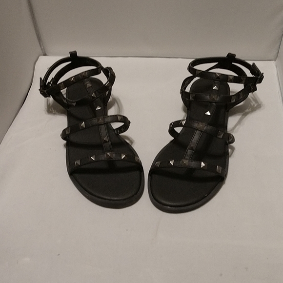 Black studded gladiator sandals - Picture 5 of 8